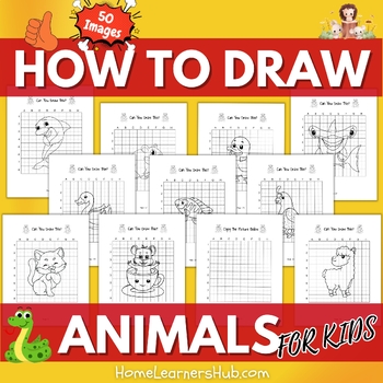 Preview of How To Draw Animals For Kids | Step By Step Drawing Guide
