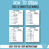 How To Draw Anime Face and Hairstyles Bundle