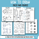 How To Draw Anime Faces and Figures Printable Interactive 