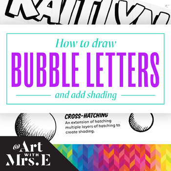 Preview of How To Draw Bubble Letters + Add Shading
