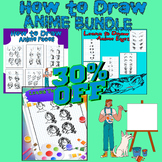 How To Draw Bundle anime Step-By-Step Lesson Worksheet dra