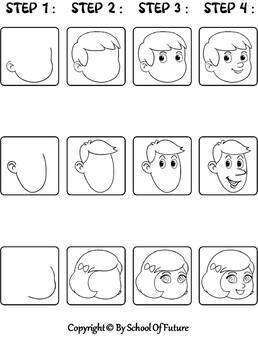 how to draw easy cartoon faces