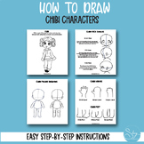 How To Draw Chibi Characters Printable Interactive Workbook