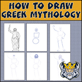 How To Draw Greek Mythology Step-By-Step Lesson Worksheet 