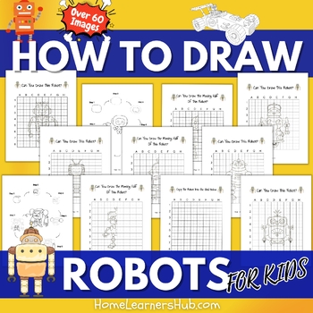 Preview of How To Draw Robots For Kids| Step By Step Drawing Guide