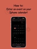 How To- Enter An Event On Your Iphone Calendar