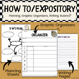How To - Expository Writing - Brainstorm, Planning, Write,