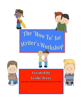 Preview of "How To" For Writer's Workshop & Management