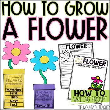 How To Grow a Flower Craft and Writing Template for a Spring Bulletin Board