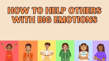 Preview of How To Help Big Emotions