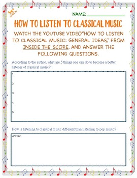 Preview of How To Listen To Classical Music