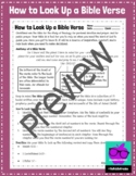 How To Look Up a Bible Verse