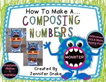 Preview of How To Make A Composing Numbers Monster! PLUS Printables! *FREE*