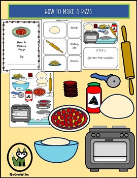 Preview of How To Make A Pizza Writing Kit