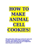 How To Make Animal Cell Cookies