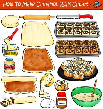 cinnamon rolls clipart