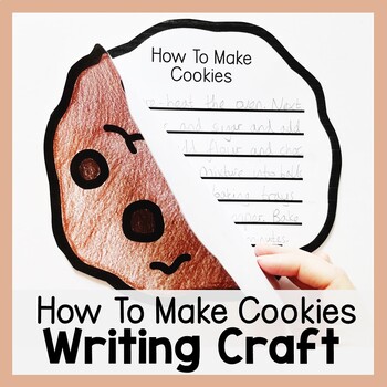 Preview of DOLLAR DEAL! How To Make Cookies Craft Procedure Writing Prompt
