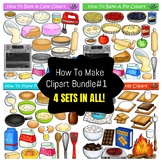 How To Make Foods Clipart Bundle #1