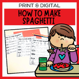 How To Make Spaghetti | Sequencing Worksheets & Digital Slideshow