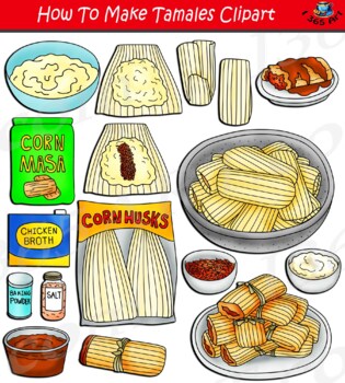 Preview of How To Make Tamales Clipart