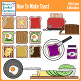 How To Make Toast | Sequencing Clip Art