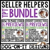 How To Make Video Previews TPT Seller Store Helpers Bundle