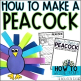 How to Make a Peacock Craft and How to Writing Template