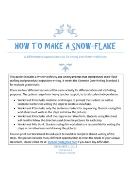 Preview of How To Make a Snowflake