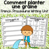 How To Plant a Seed | French Procedural Writing | Le Printemps