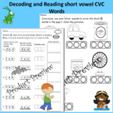 How To Read and Decode Short Vowel CVC Words