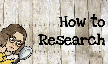 Preview of How To Research (with Bitmoji)