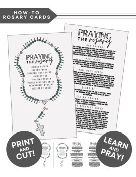 Preview of How-To Rosary Cards