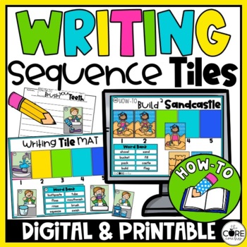 Preview of How To, Sequence Writing Prompts -Sequencing Picture Cards & Writing Activities