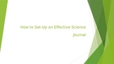 How To Set Up an Effective Science Journal