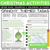 How To Steal Christmas Activity Themed 'Grinchy' Foldable 