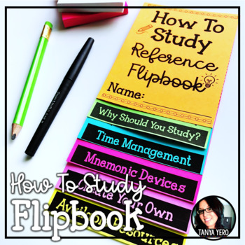 Preview of How To Study Flipbook Teaching Study Skills Studying