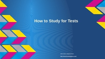 Preview of How To Study Using Learning Styles