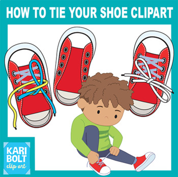 Preview of How To Tie Your Shoes Clip Art