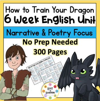 Preview of How To Train Your Dragon: 6 Week Novel Study