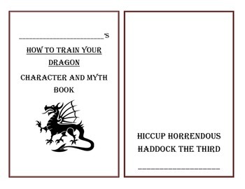 Preview of How To Train Your Dragon - Character Book