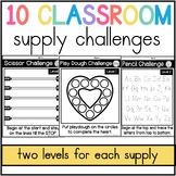 How To Use Classroom Supplies Challenges
