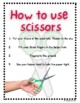 How To Use Scissors, Scissor Rules, Scissor Grasp Development | TPT