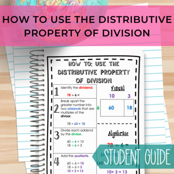 Preview of How To: Use the Distributive Property of Division - Student Scaffold