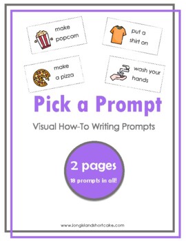 Preview of How-To Visual Writing Prompts