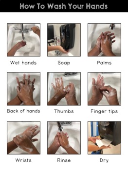Preview of How To Wash Your Hands- Class Signs with Real Photos