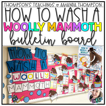 Preview of How To Wash a Woolly Mammoth Bulletin Board Kit