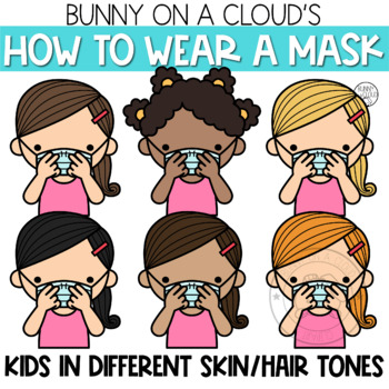 How To Wear A Mask Clipart By Bunny On A Cloud By Bunny On A Cloud