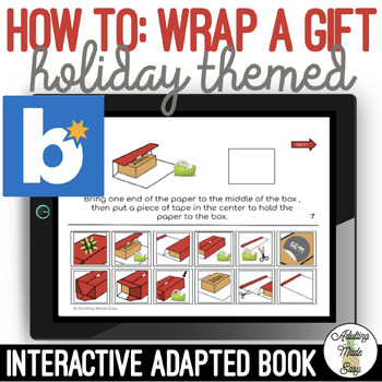 Preview of How To Wrap A Holiday Gift Boom Cards Interactive Book