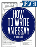 How To Write An Essay