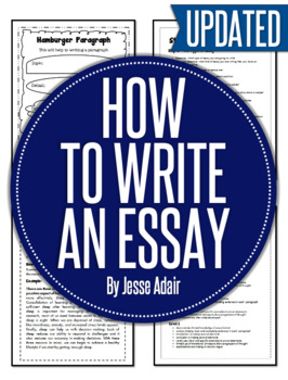 How To Write An Essay by The Senior School Shop | TpT